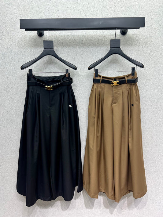 Cel 25fw pleated pants
