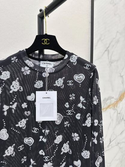Chan 25fw printed shirt