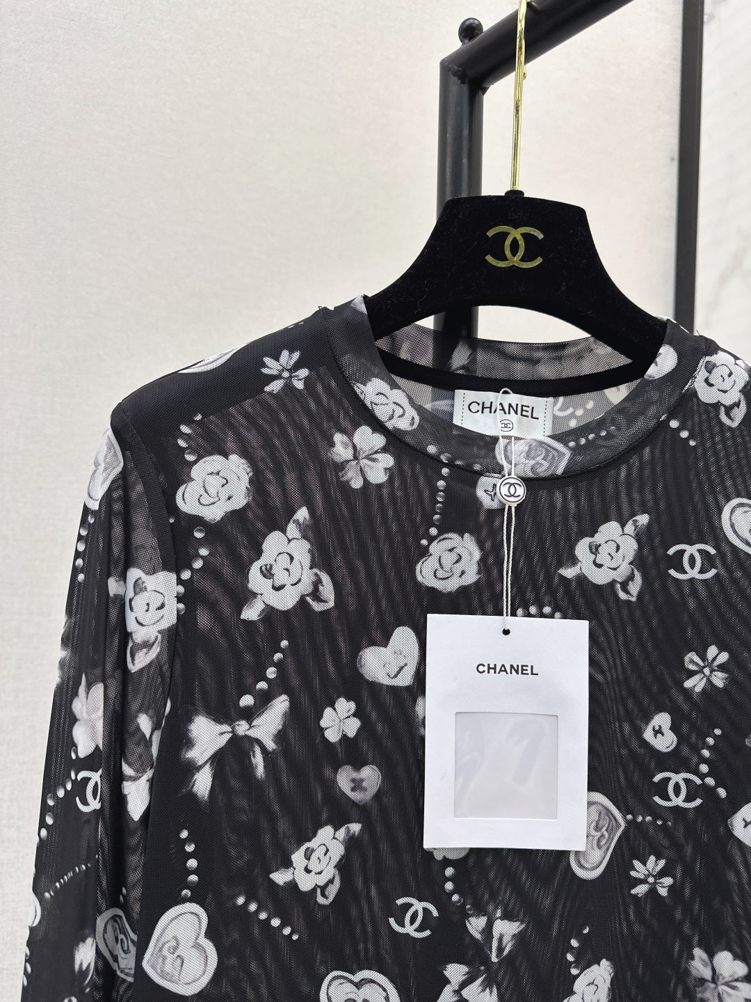 Chan 25fw printed shirt