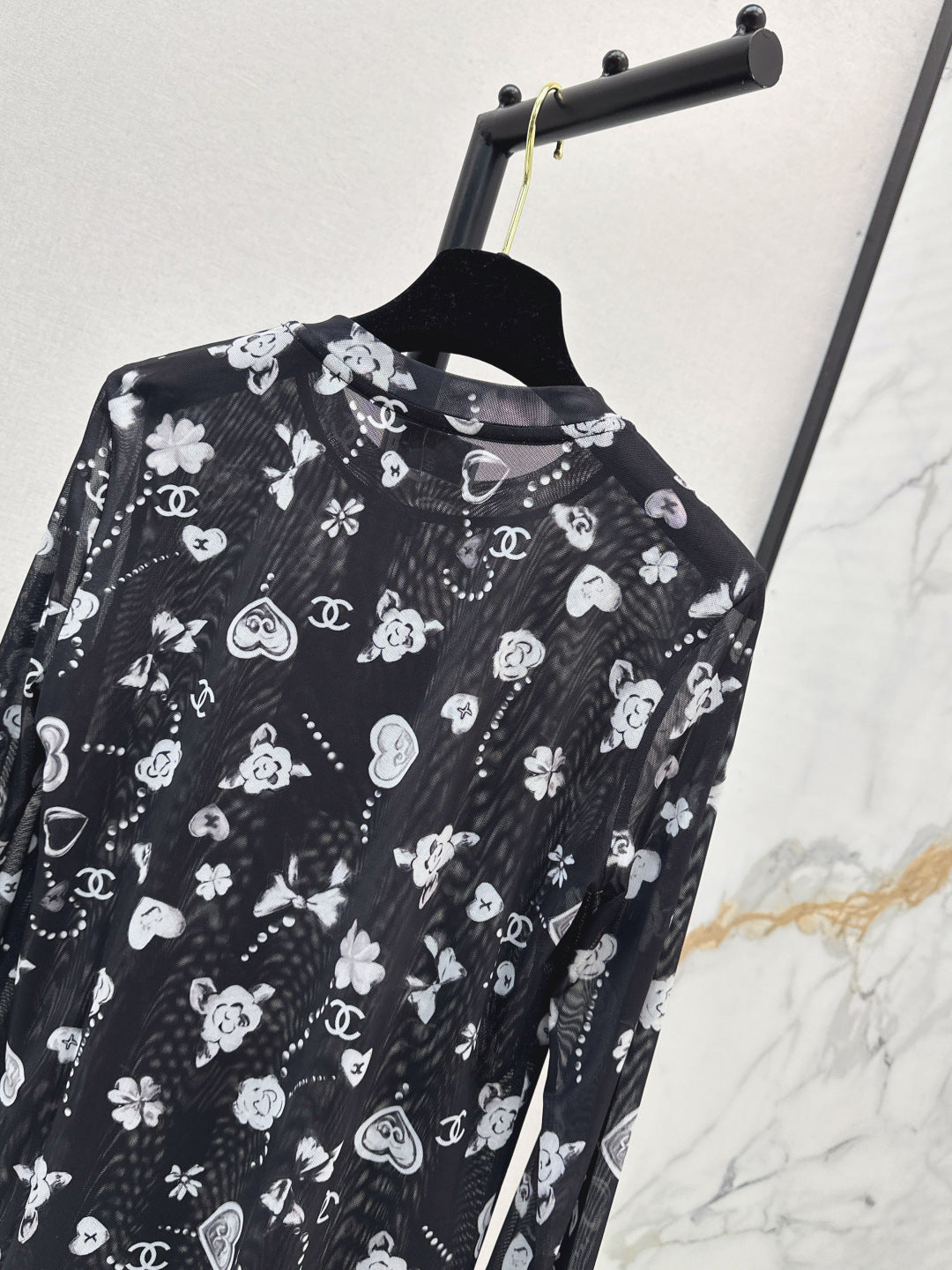 Chan 25fw printed shirt
