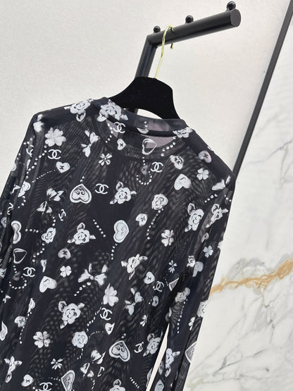 Chan 25fw printed shirt