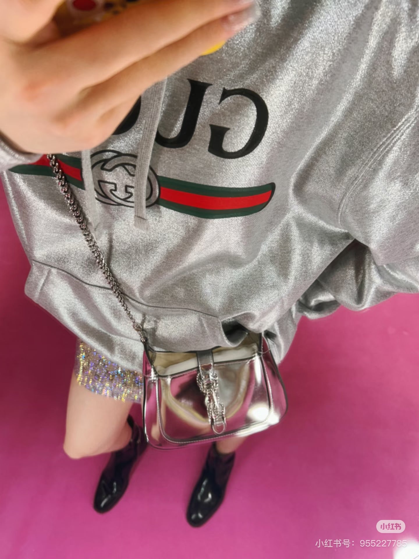 Guc 25fw printed sweatshirt