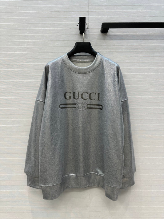 Guc 25fw printed hoodie