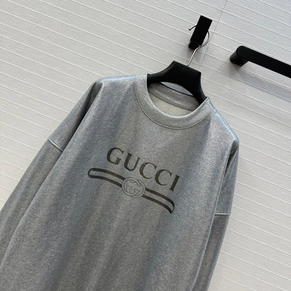 Guc 25fw printed hoodie
