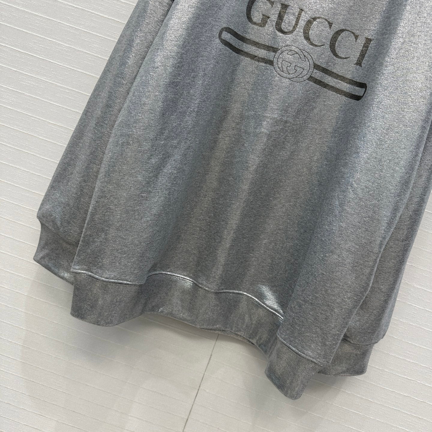 Guc 25fw printed hoodie