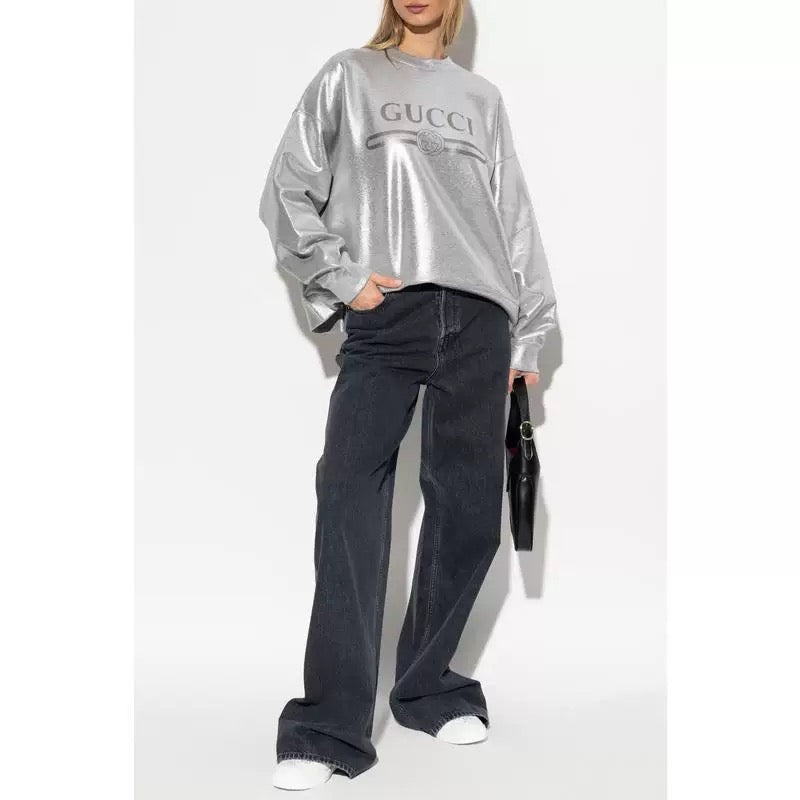 Guc 25fw printed hoodie