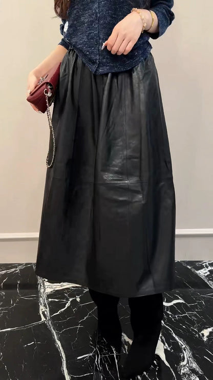 Alai 25fw leather skirts