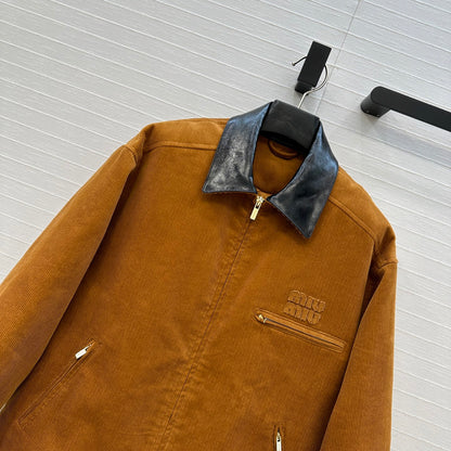 Miu 25fw embroidered jacket
