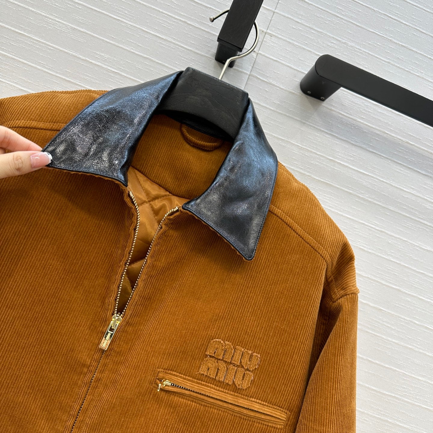 Miu 25fw embroidered jacket