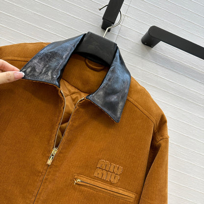 Miu 25fw embroidered jacket