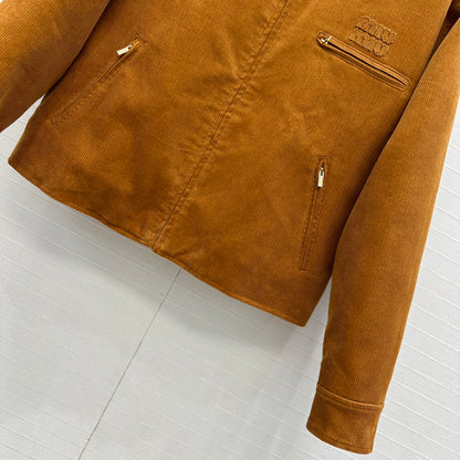 Miu 25fw embroidered jacket