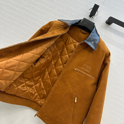 Miu 25fw embroidered jacket