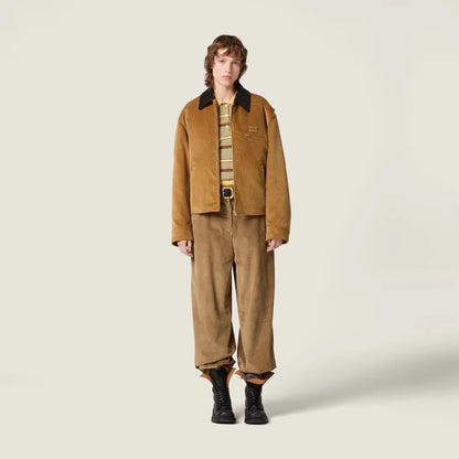 Miu 25fw embroidered jacket