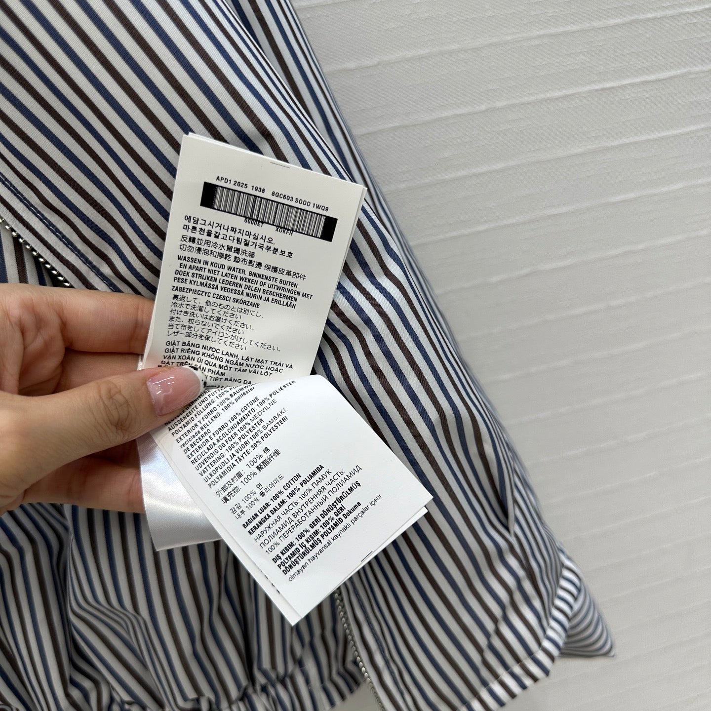 Pra 25fw plaid shirt