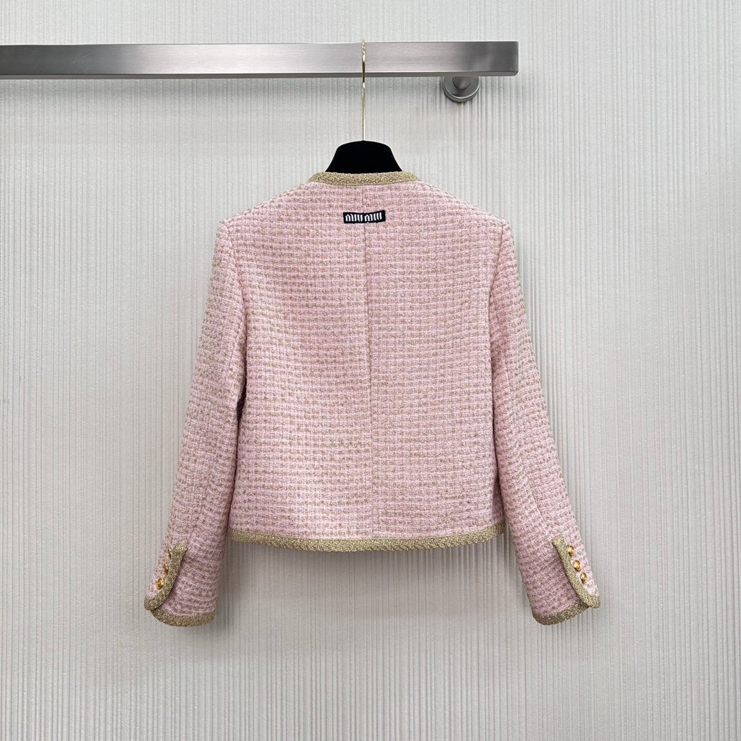 Miu 25fw woven jacket