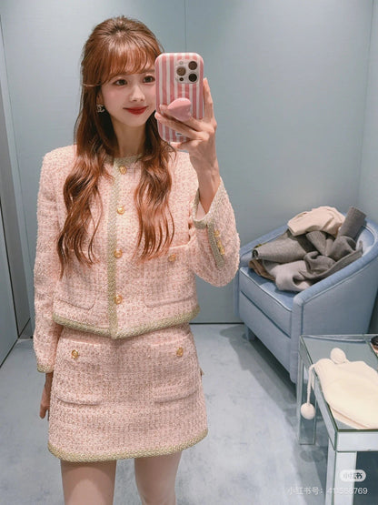Miu 25fw woven skirt