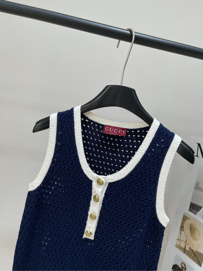 Guc 25fw knitted dress