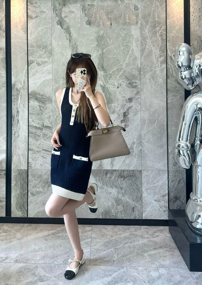 Guc 25fw knitted dress