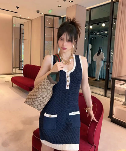 Guc 25fw knitted dress