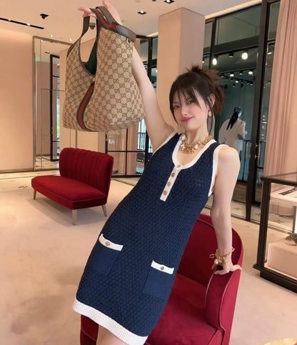 Guc 25fw knitted dress