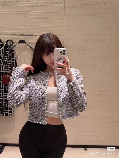 Chan 25fw beaded jacket