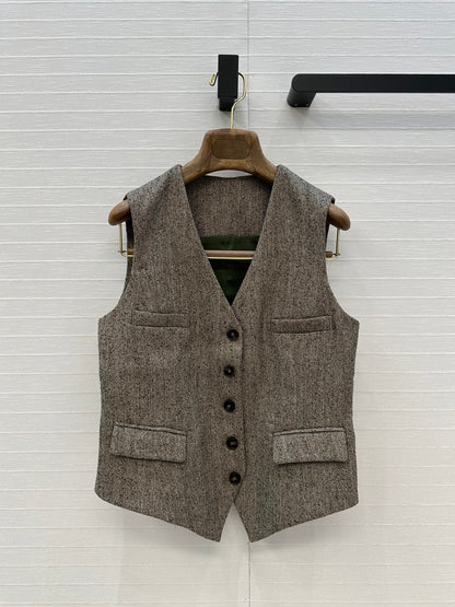 Loro 25fw sleeveless vest