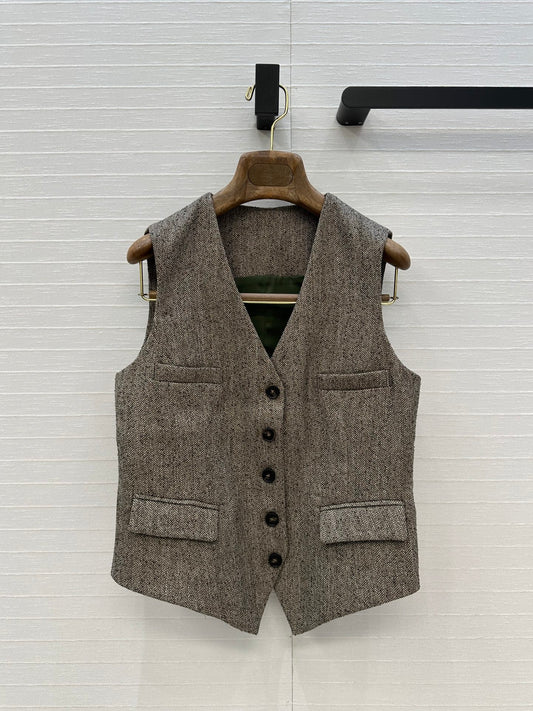 Loro 25fw sleeveless vest