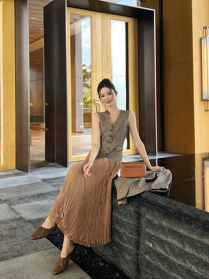 Loro 25fw sleeveless vest
