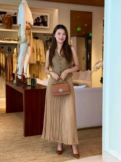 Ralph 25fw pleated dress