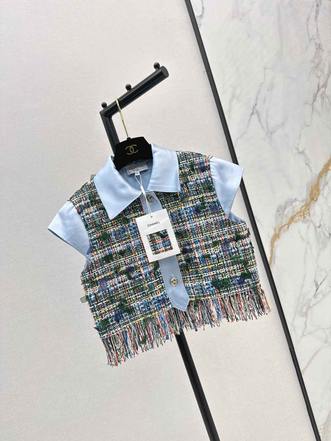 Chan 25fw woven vest
