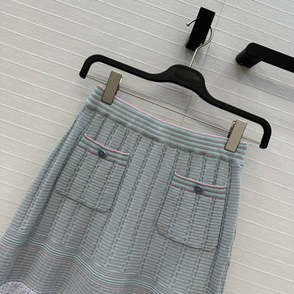 Cha 25fw knitted skirts