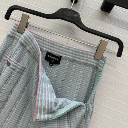 Cha 25fw knitted skirts