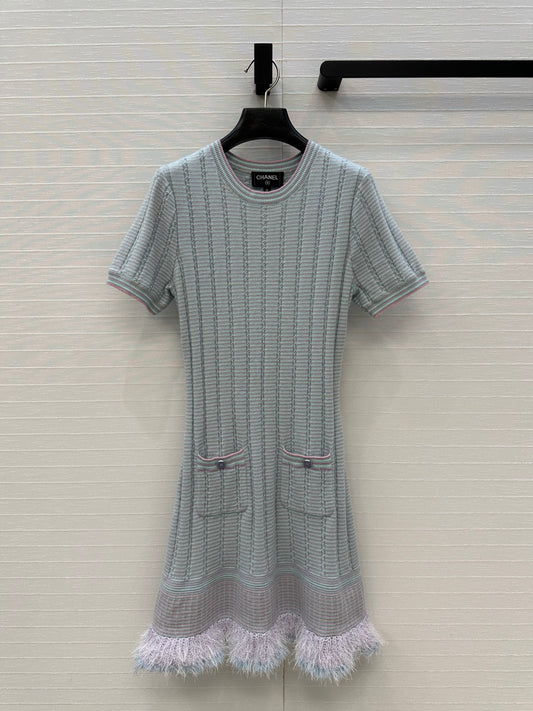 Cha 25fw knitted dress