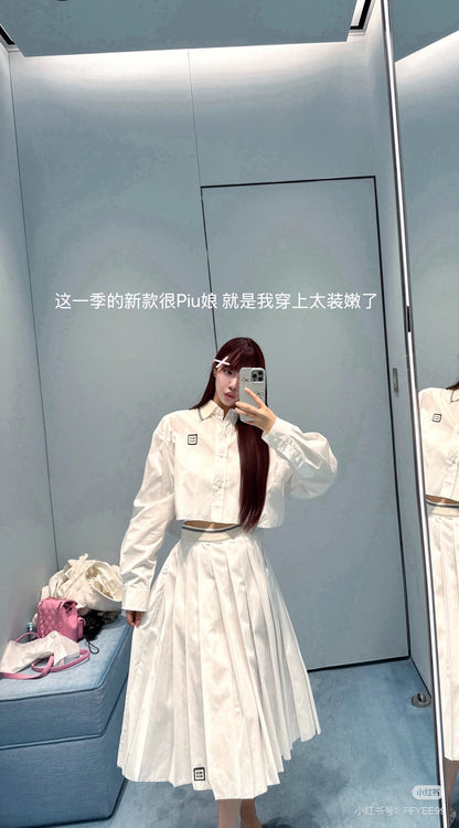 Miu 25fw pleated skirts