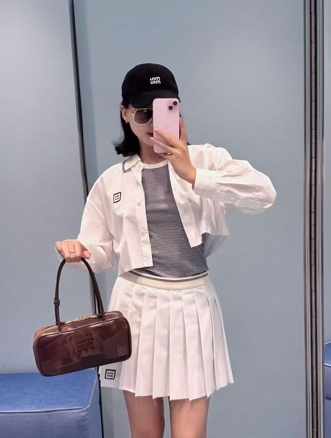 Miu 25fw pleated skiets