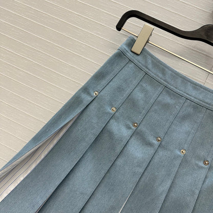 Tho 25fw pleated skirts