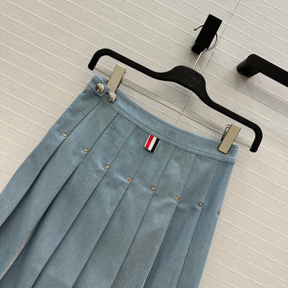 Tho 25fw pleated skirts