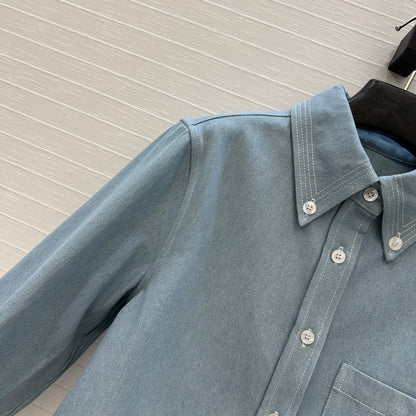 Tho 25fw denin shirt