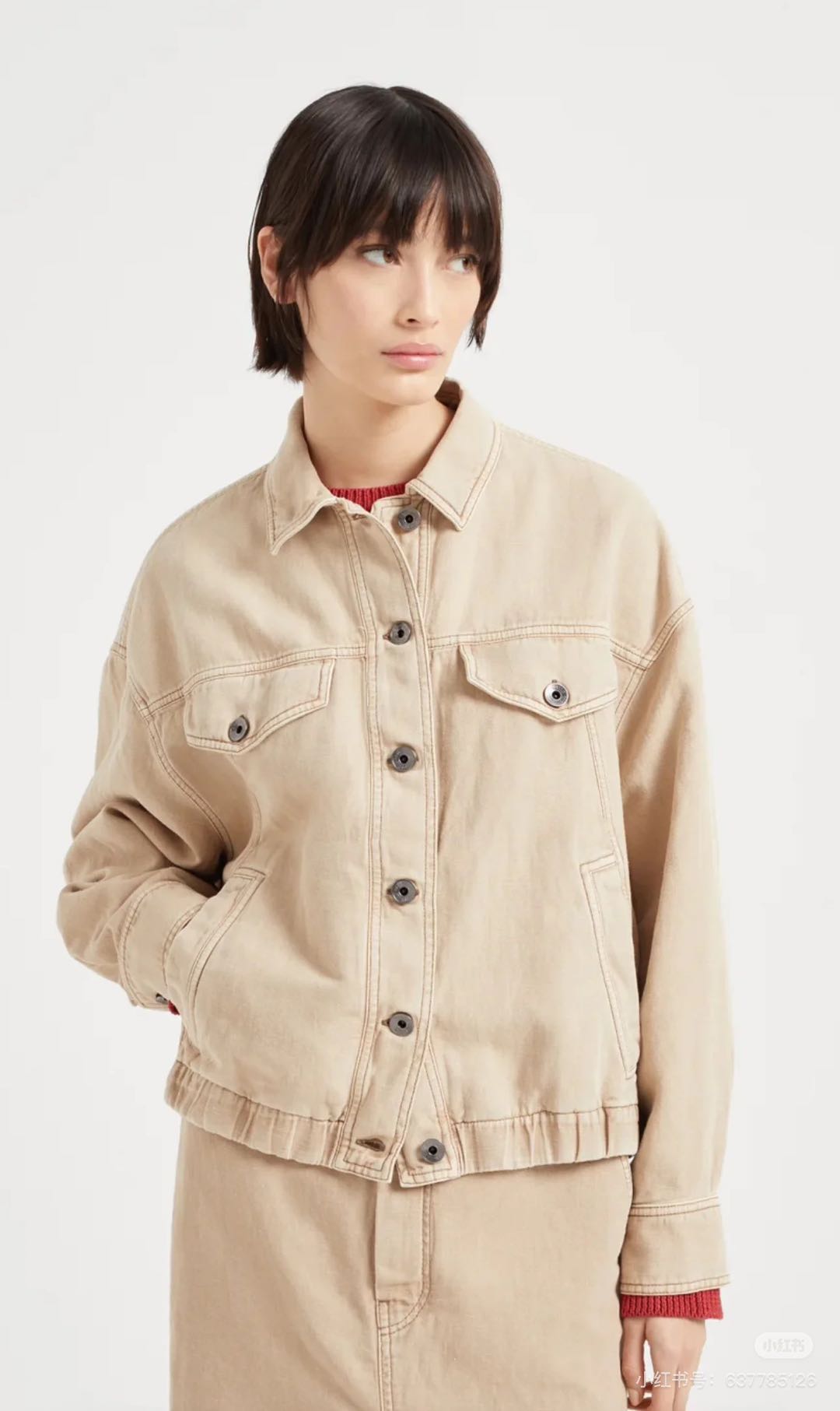 Brune 25fw denim jacket