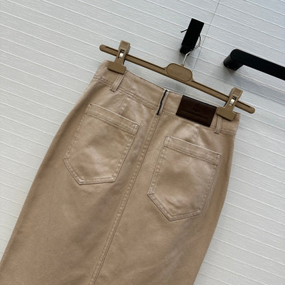 Brune 25fw denim skirts