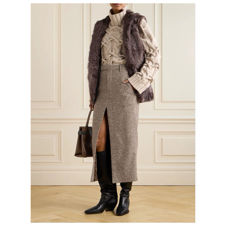 Brune 25fw split skirts