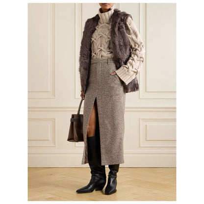 Brune 25fw split skirts