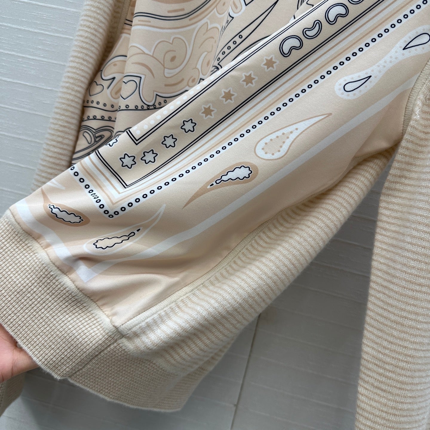 Hom 25fw knitted shirt