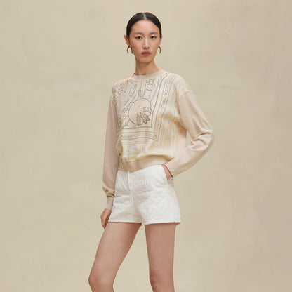 Hom 25fw knitted shirt