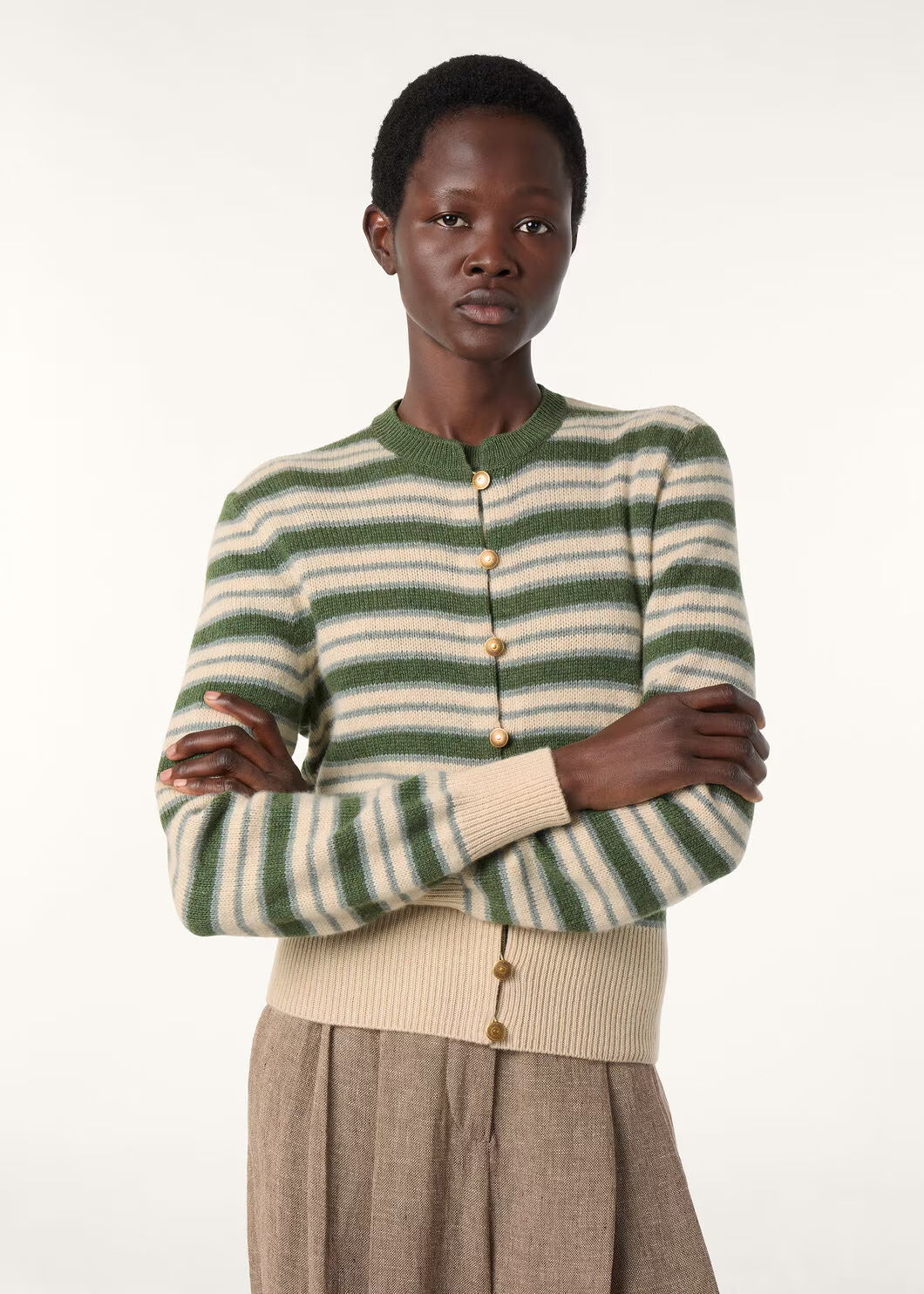 Loro 25fw knitted shirt