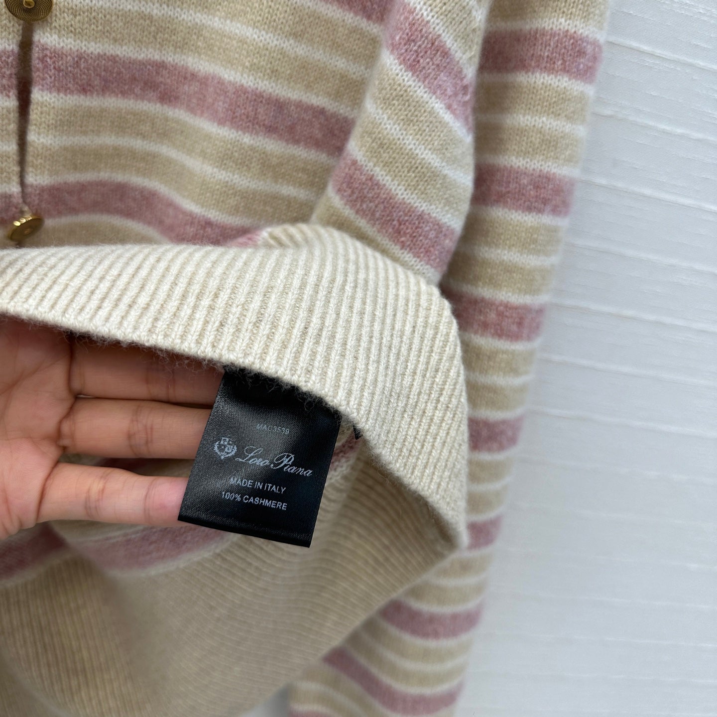 Loro 25fw knitted shirt