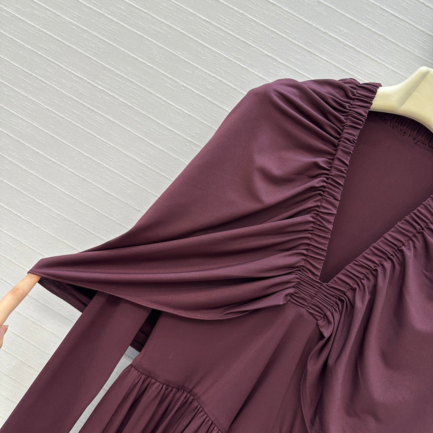 Alai 25fw pleated dress