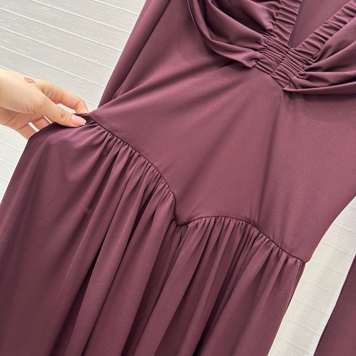 Alai 25fw pleated dress