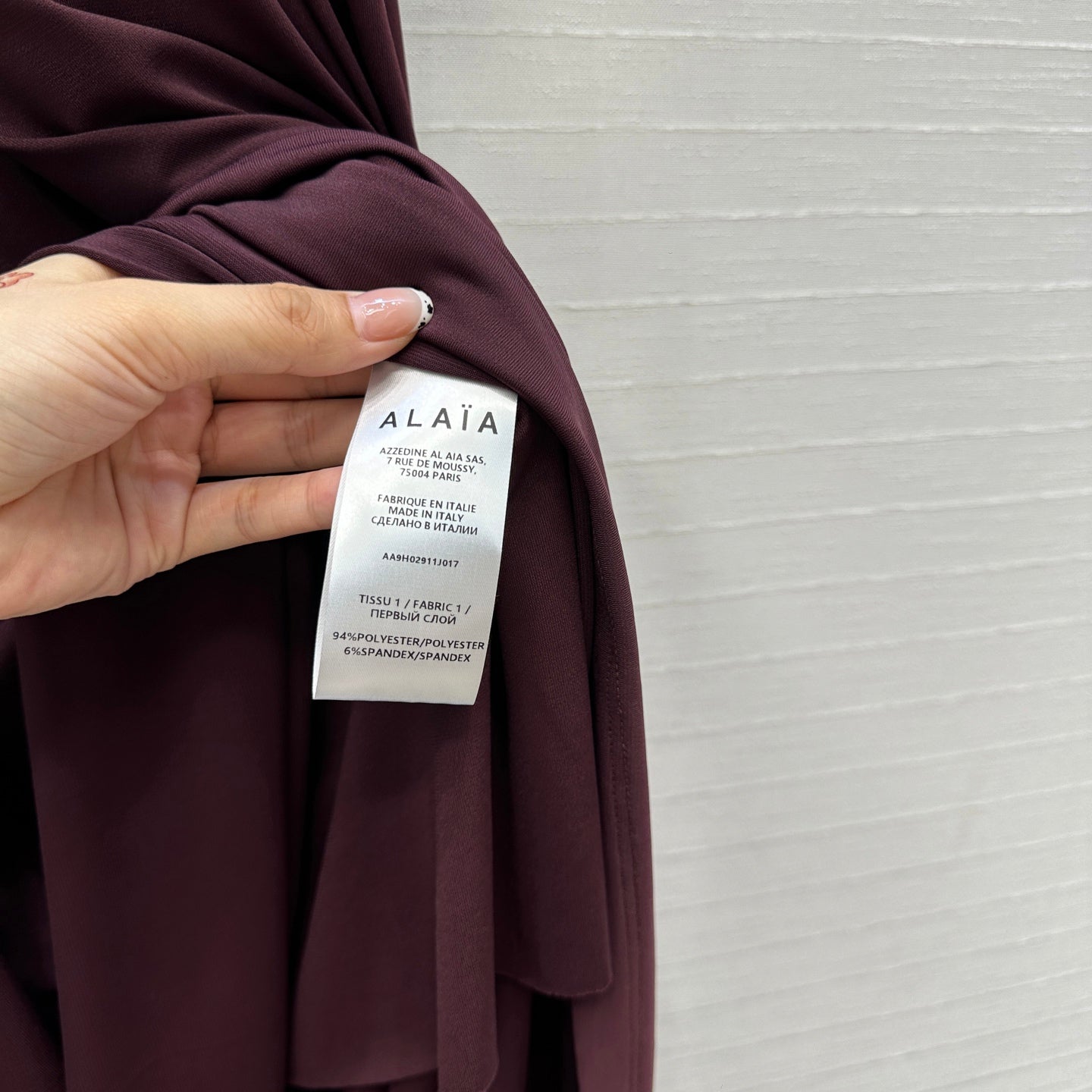 Alai 25fw pleated dress