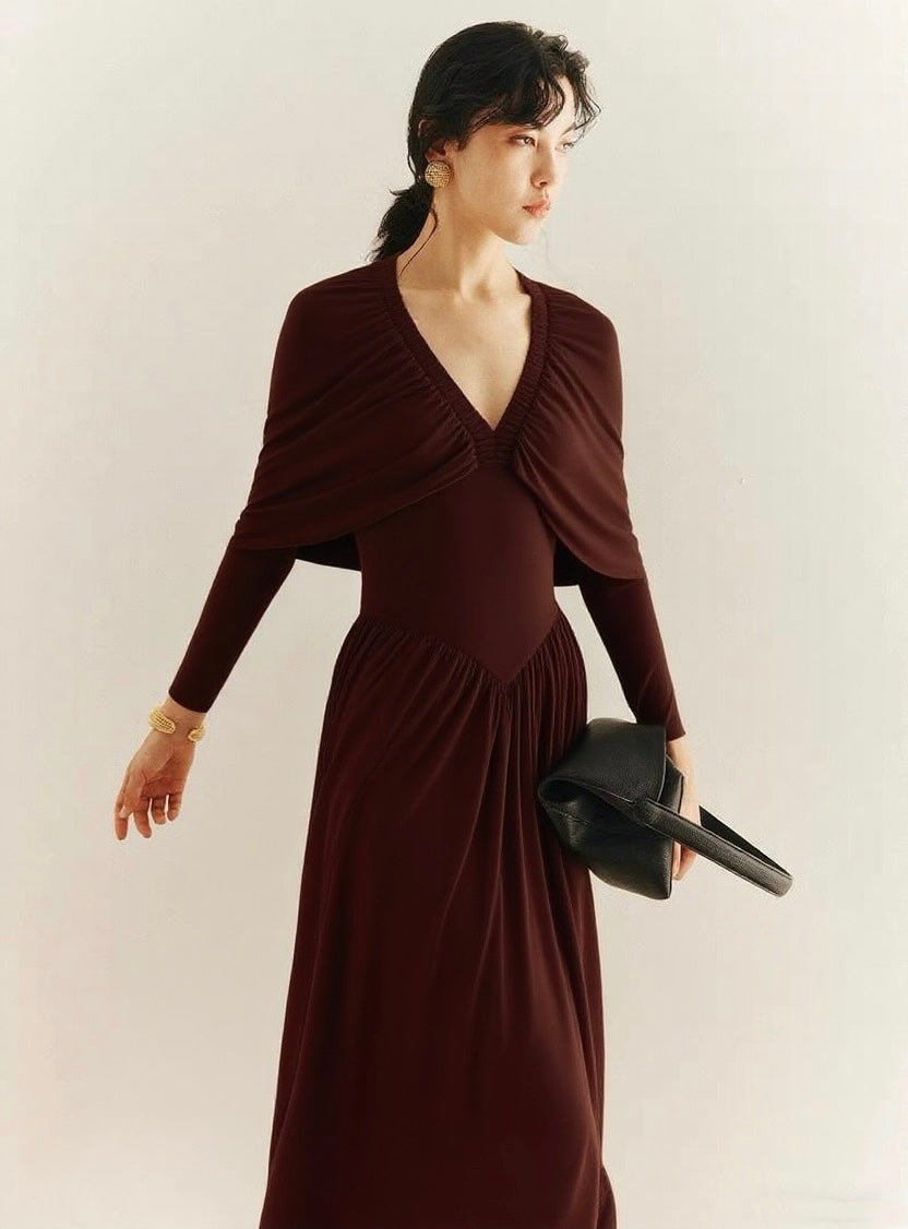 Alai 25fw pleated dress